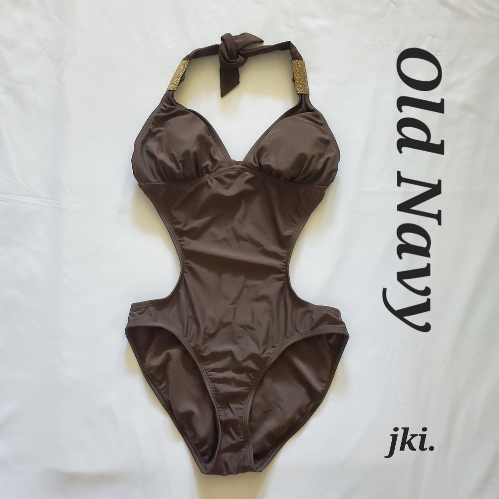 Old Navy Womens Swimwear One-Piece Swimsuit